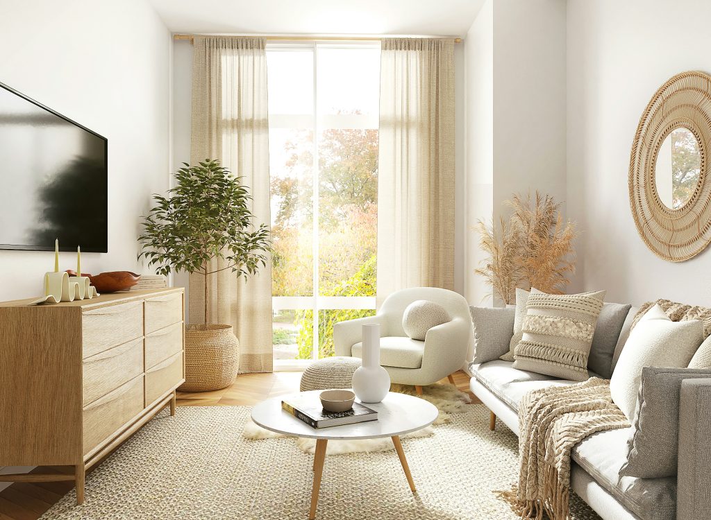 Spacious Living Room
